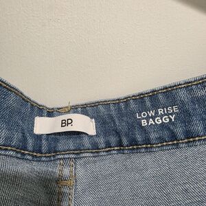 BP. Low Rise Baggy Light Wash Jeans